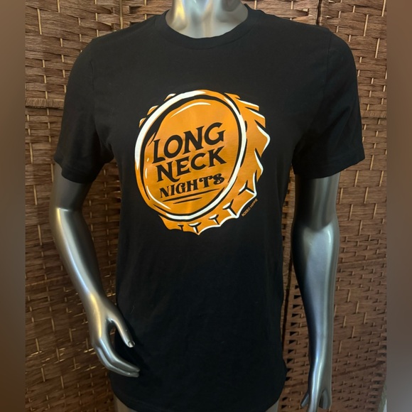 Rodeo Hippie Woman’s Medium T-shirt 100% Cotton Made USA Long Neck Night Beer - Picture 10 of 10